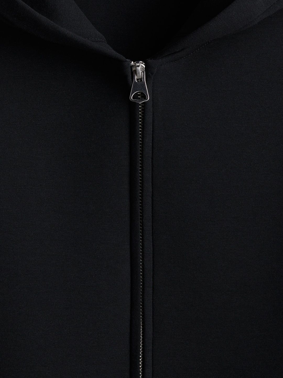Men Loose Fit Zip-Through Hoodie