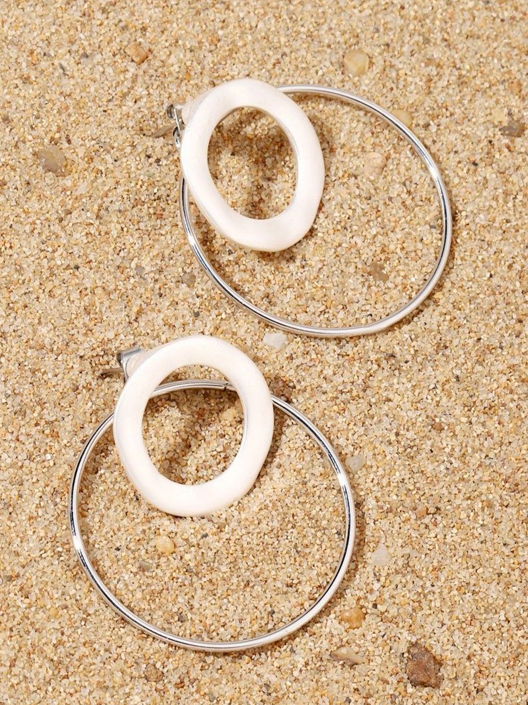 SALTY Circular Drop Earrings