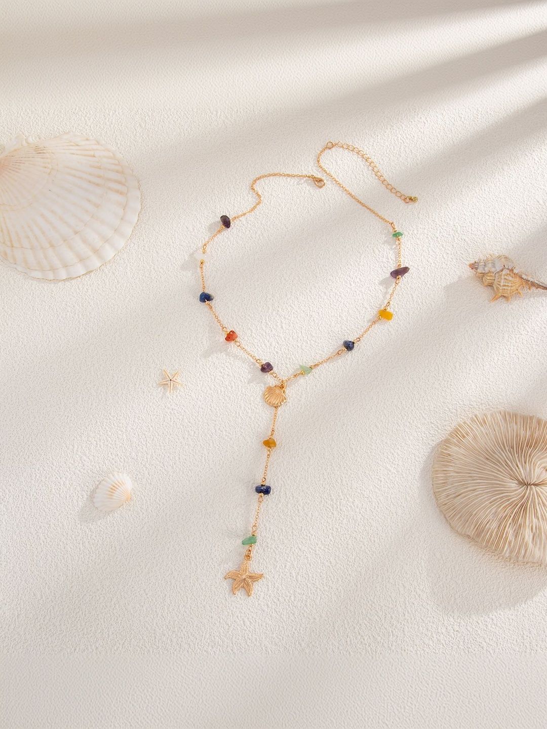 Gold-Plated Enamelled Necklace