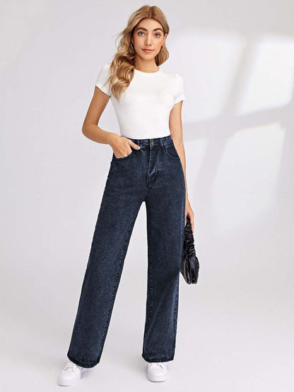 Women Regular Fit High-Rise Cotton Stretchable Jeans