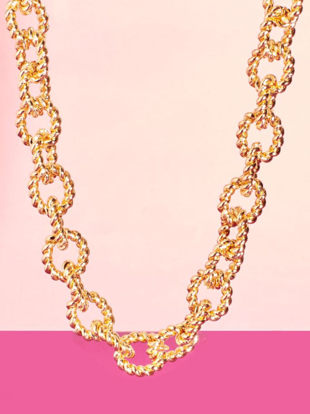 SALTY Stylish Chain Links Minimal Necklace