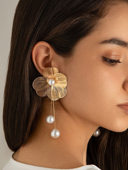 Floral Drop Earrings