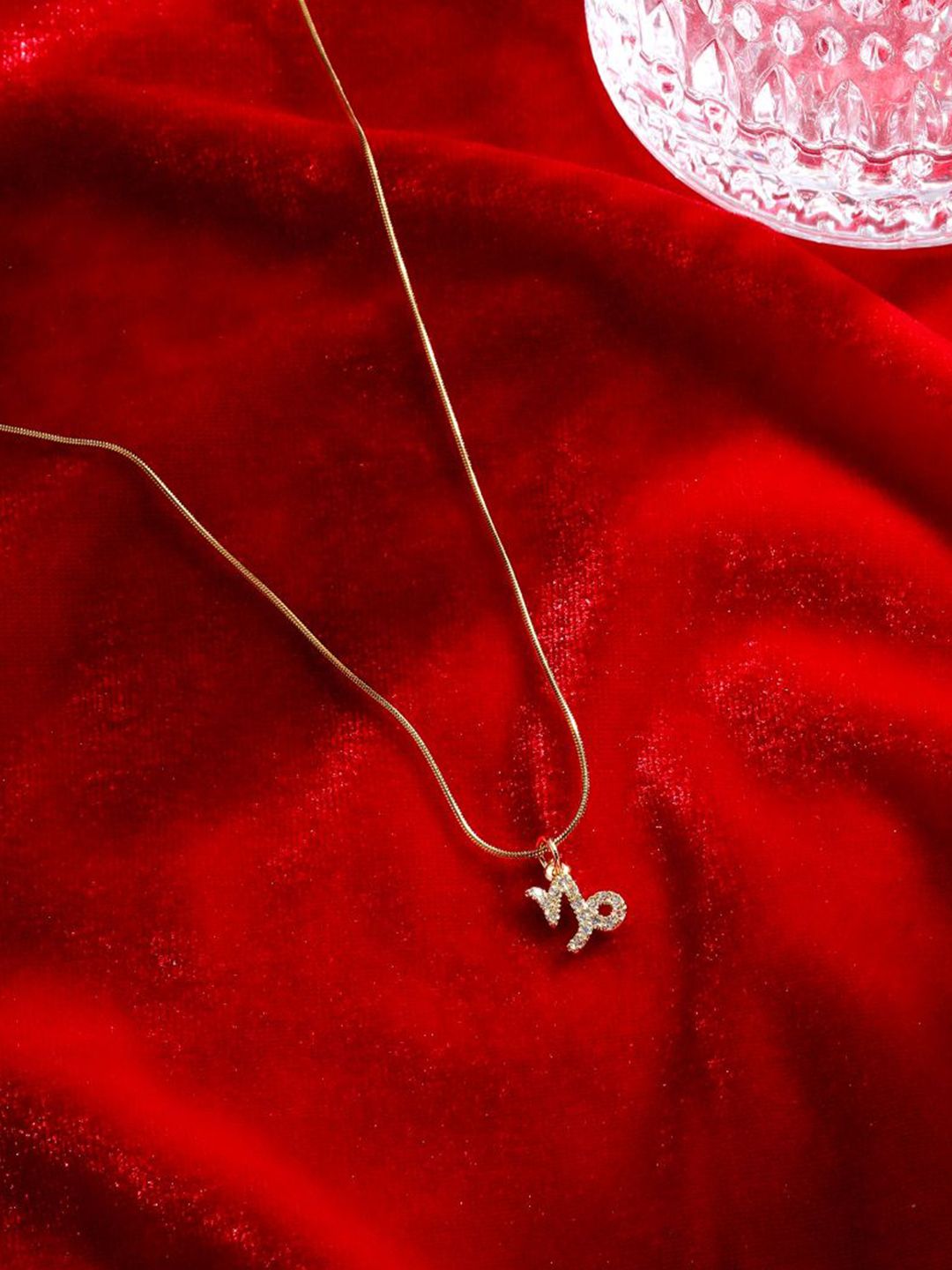 SALTY Pack of 2 Women Cosmic Zodiac Pendant - Capricorn
