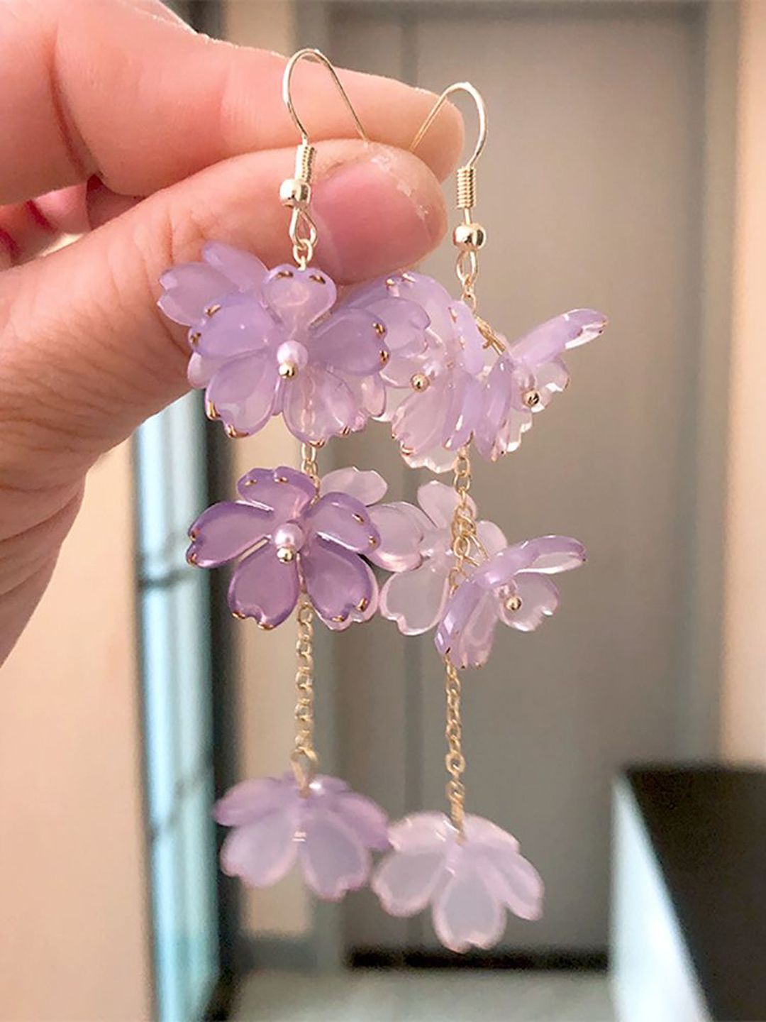 Floral Drop Earrings