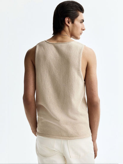 Regular Fit Knitted Vest Top