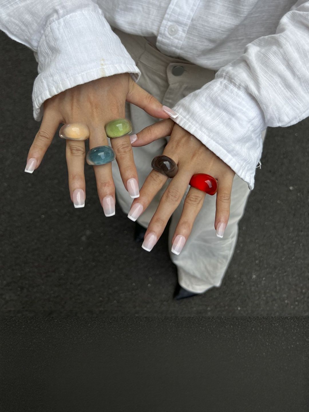 Women Resin Finger Ring