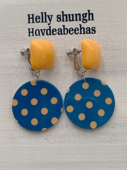 Circular Drop Earrings