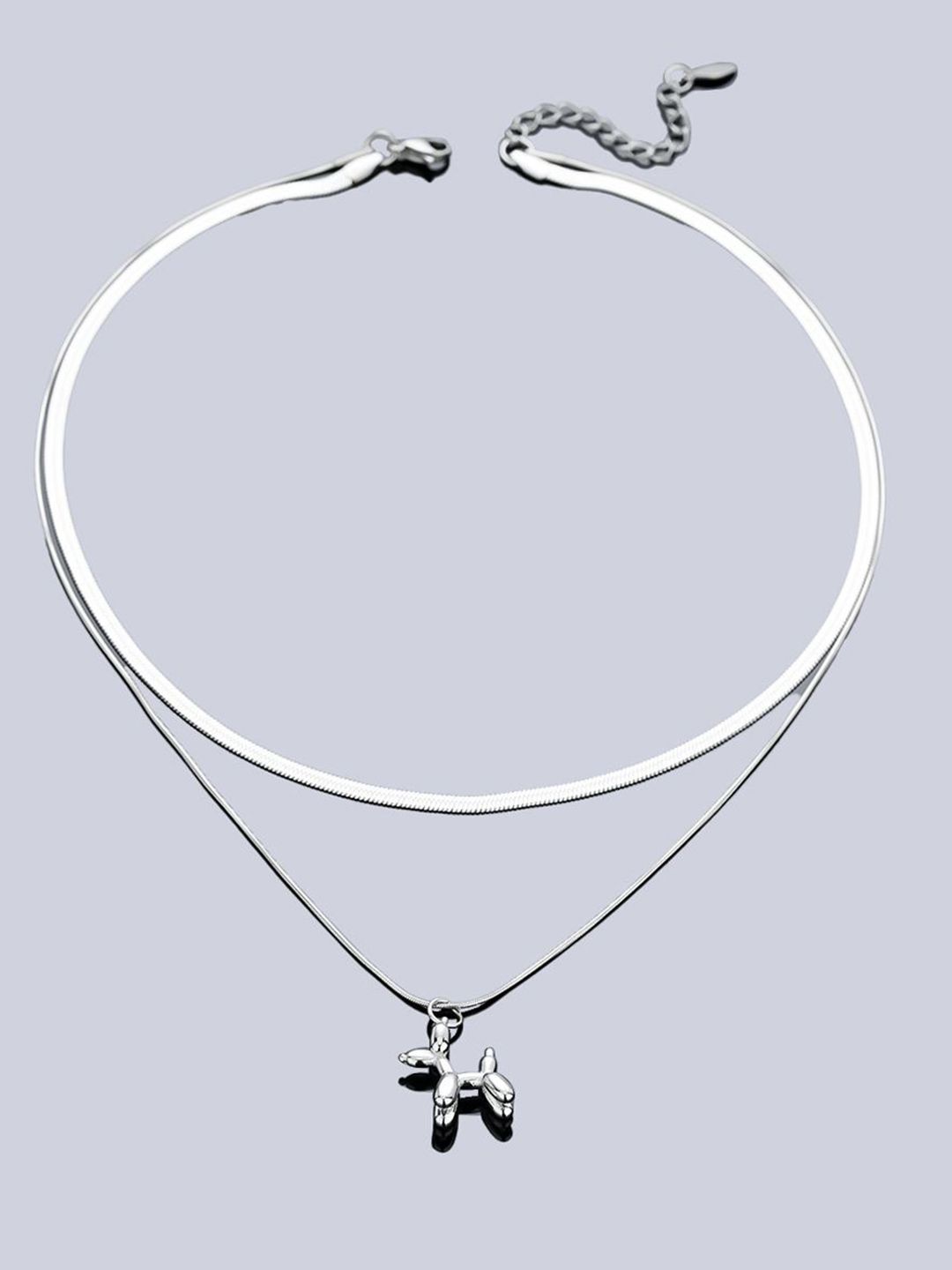 Stainless Steel Silver-Plated Chain