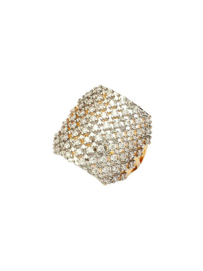 SALTY Maharani Gemstone Cocktail Ring For Women & Girls