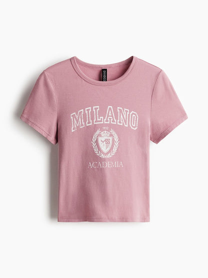 Woman Fitted cotton T-shirt