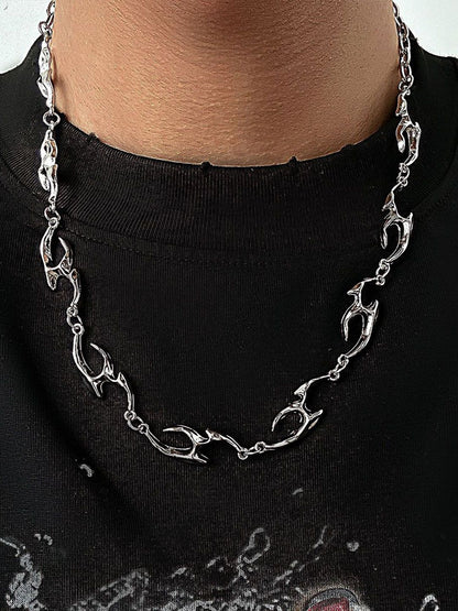 Silver-Plated Minimal Necklace