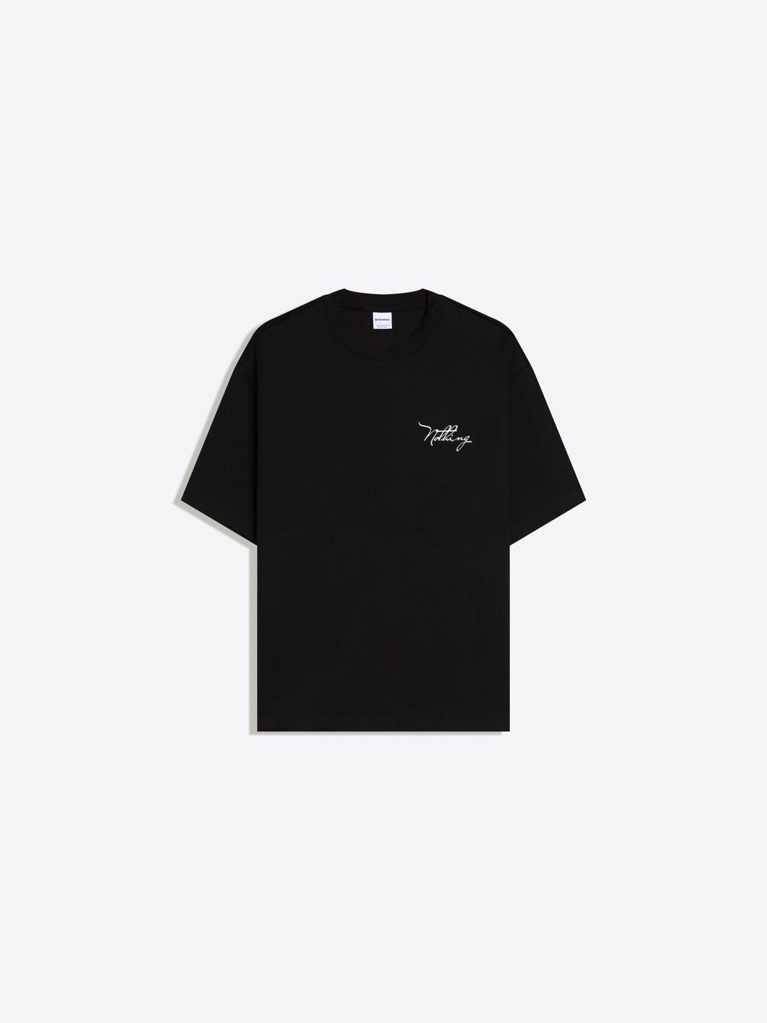Short sleeve fleece print T-shirt