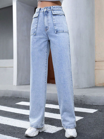 Women High-Rise Heavy Fade Jeans