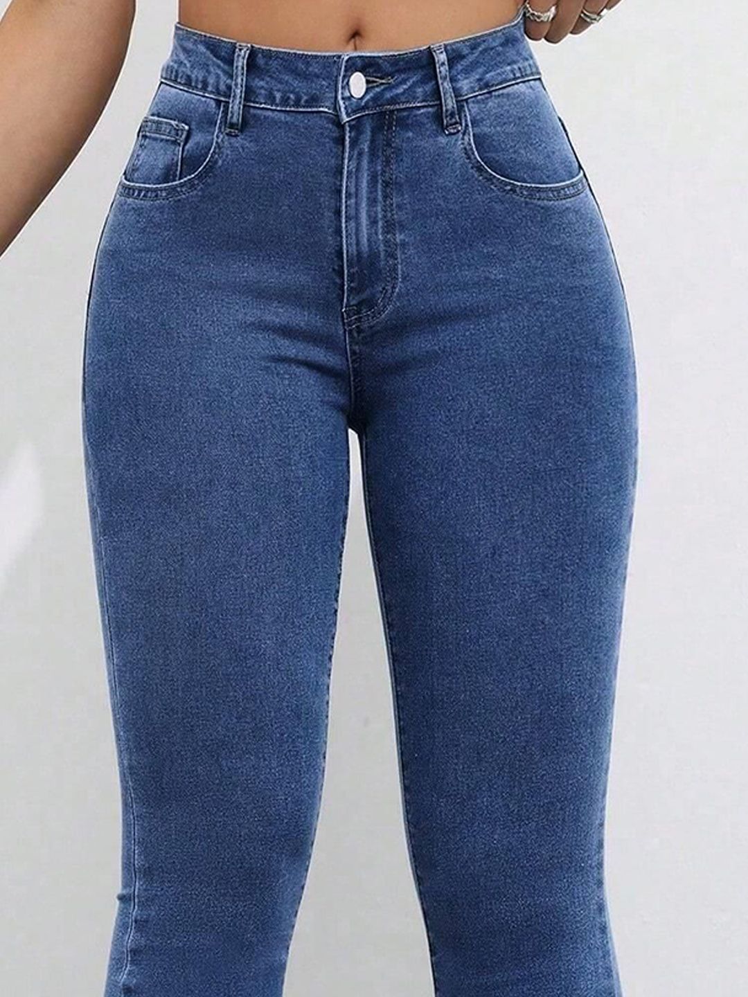 Women Bootcut High-Rise Stretchable Jeans