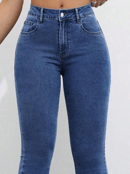 Women Bootcut High-Rise Stretchable Jeans