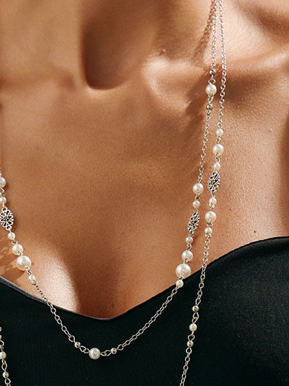 Silver-Plated Antique Necklace