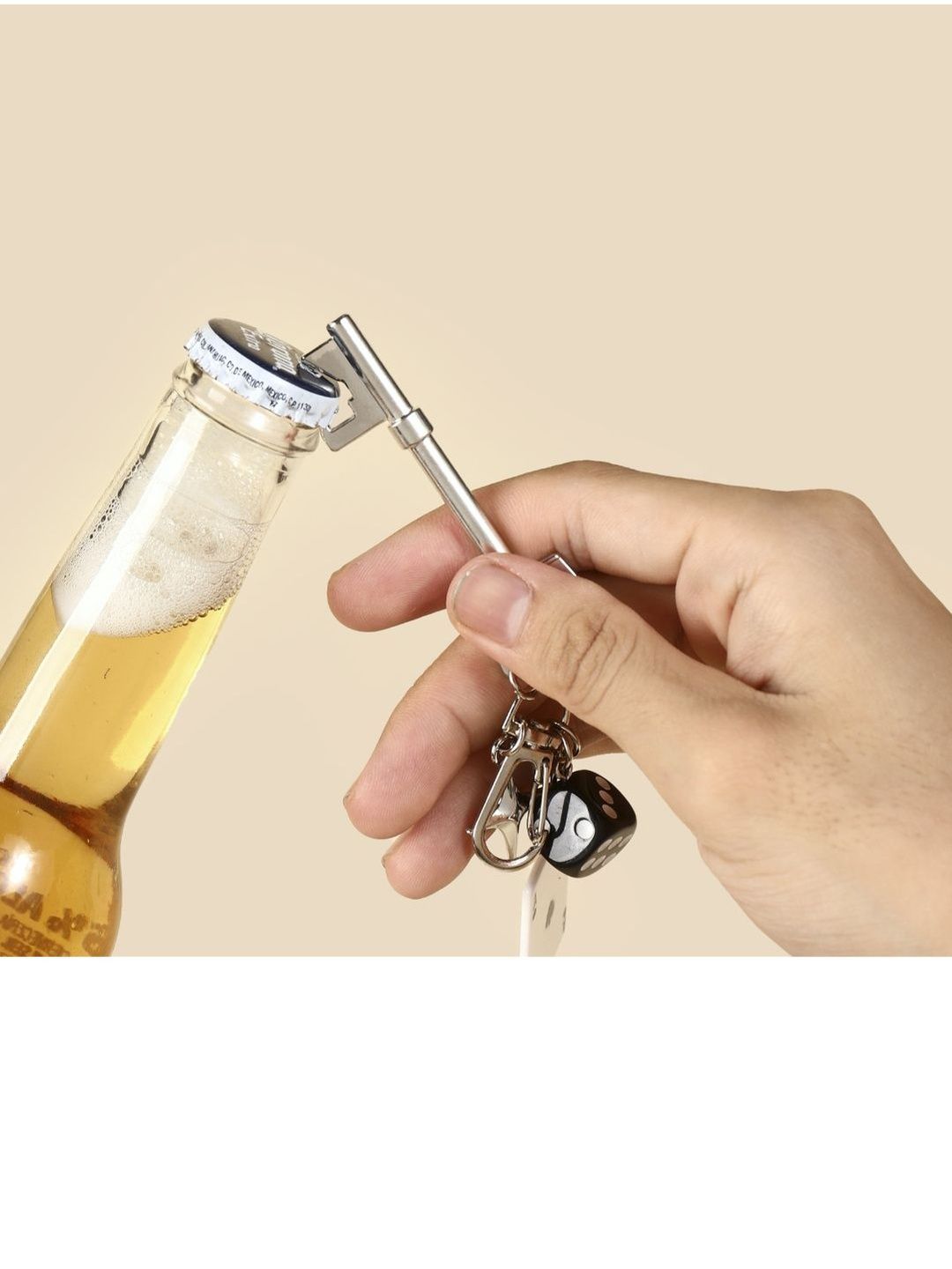 SALTY Ace Bottle Opener Key Charm
