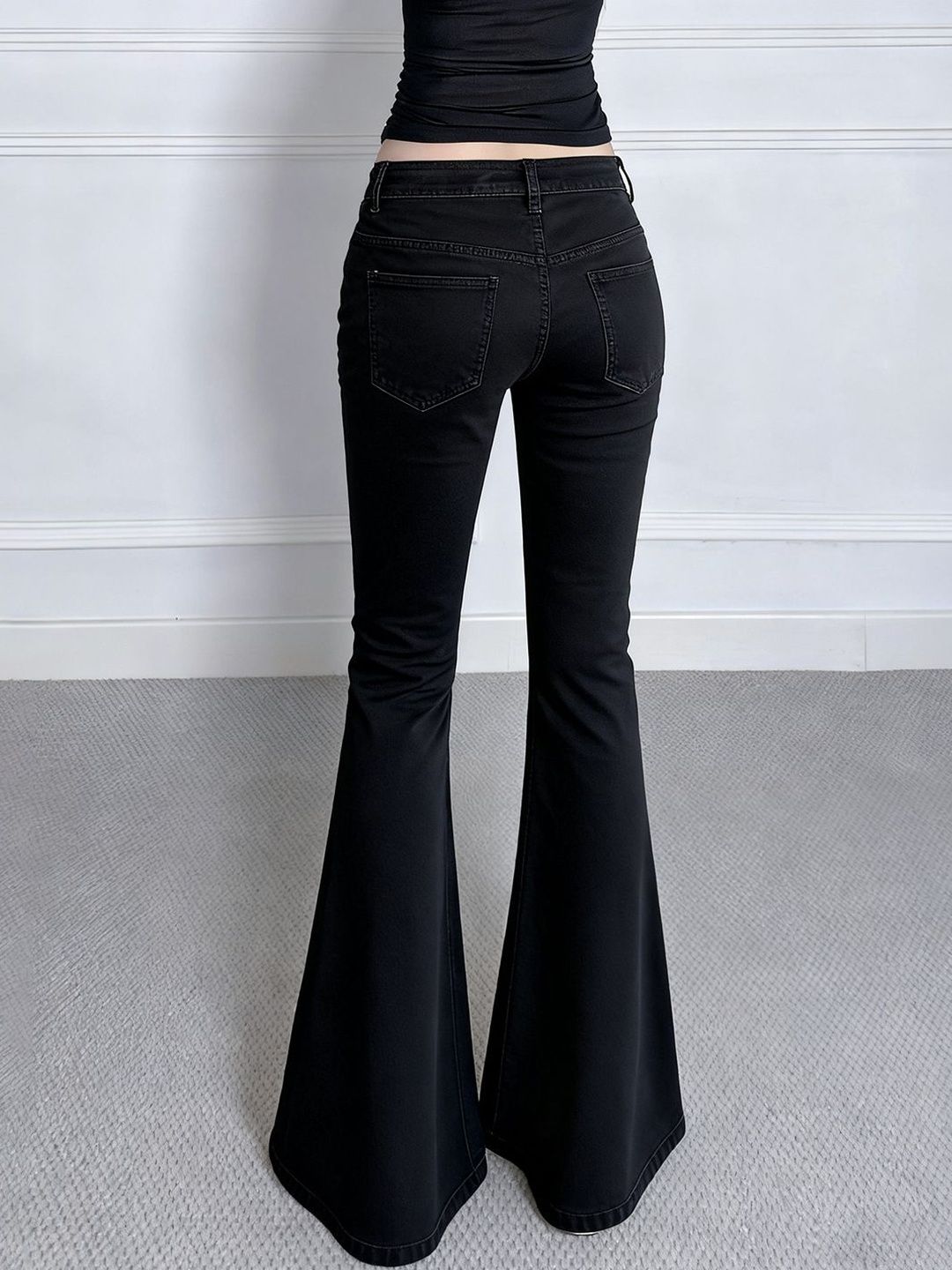 Women Flared Mid-Rise Light Fade Jeans