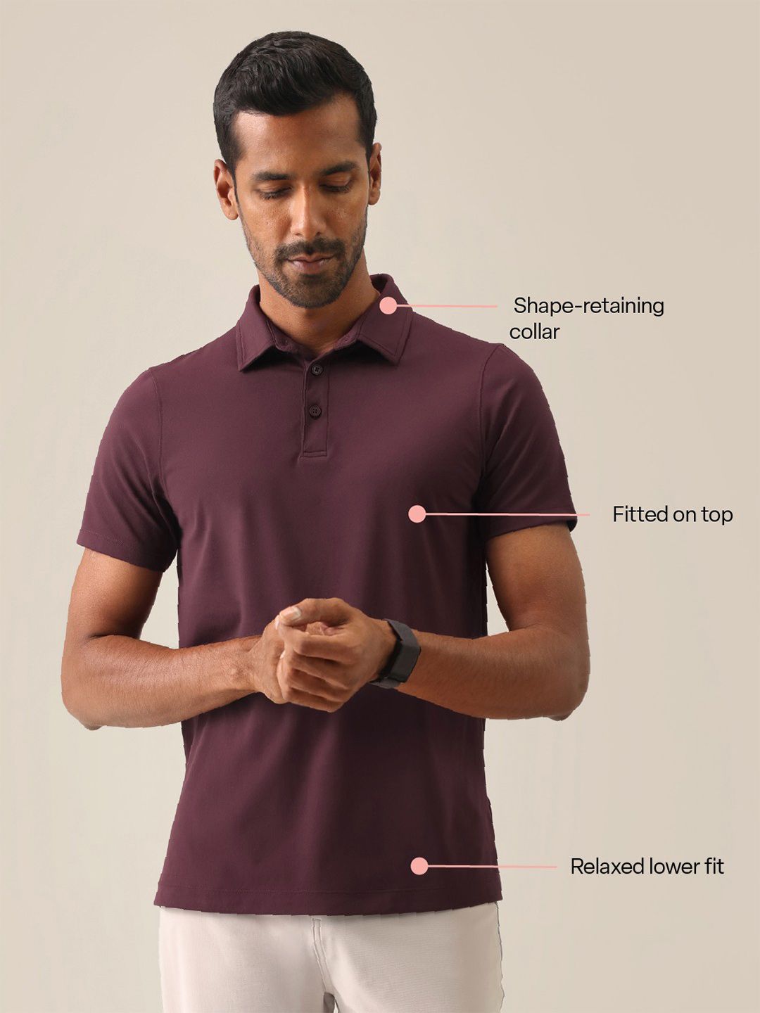 Men's The Cloud Polo Collar T-shirt