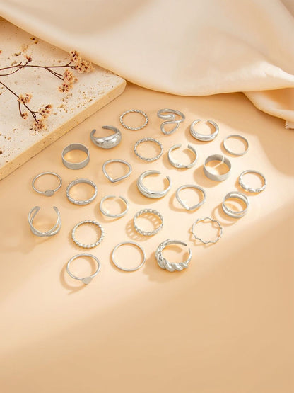 Set Of 24 Gold-Plated Finger Ring