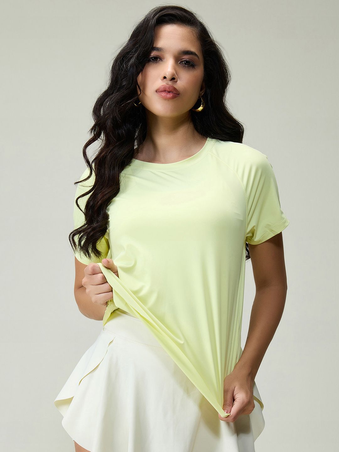 Lime Overlap Tee