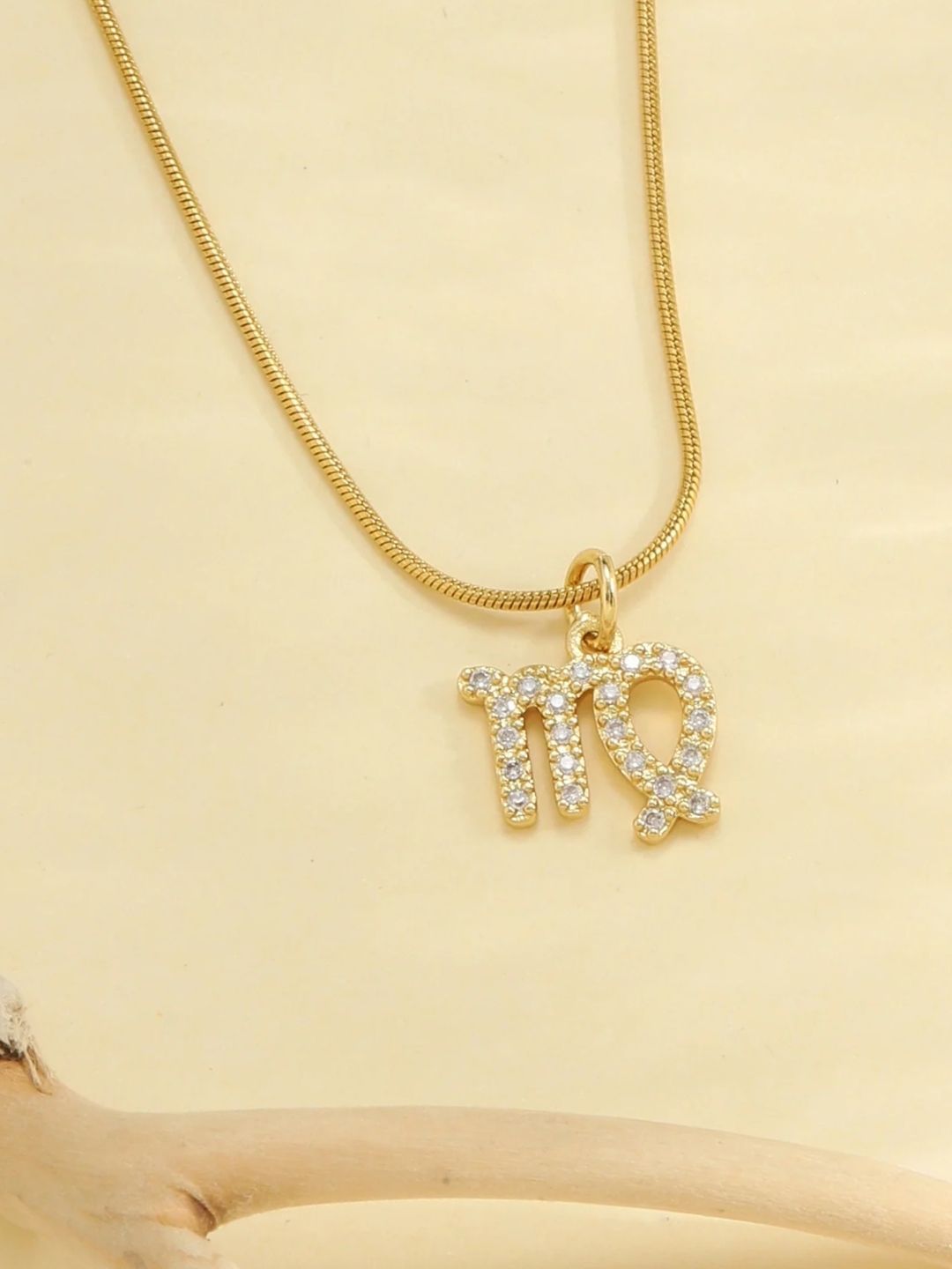 SALTY Set Of 2 Cancer & Virgo Pendant With Chain