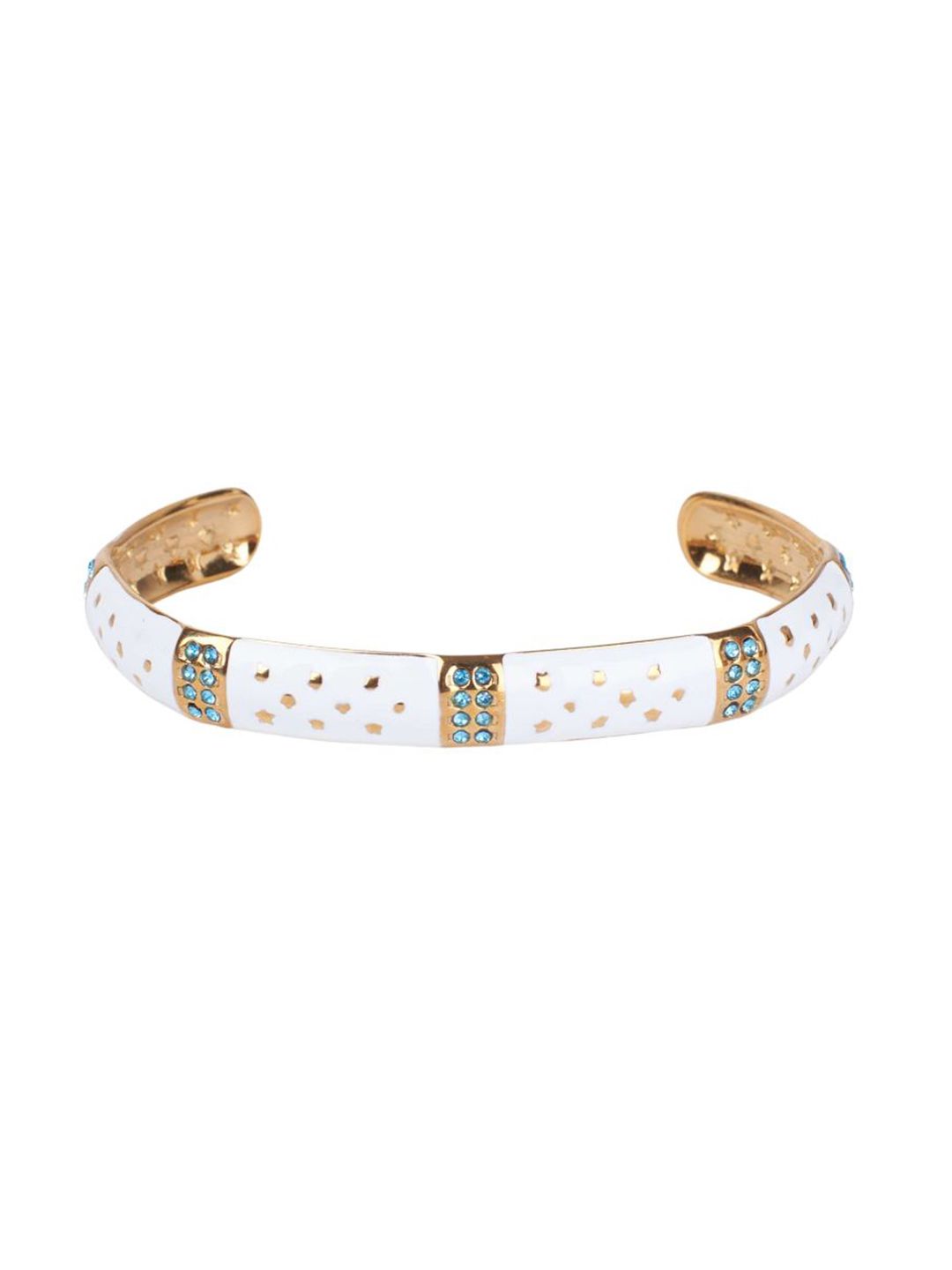 SALTY Pack of 2 Women Opulent Gold Cuff Accents Bracelet