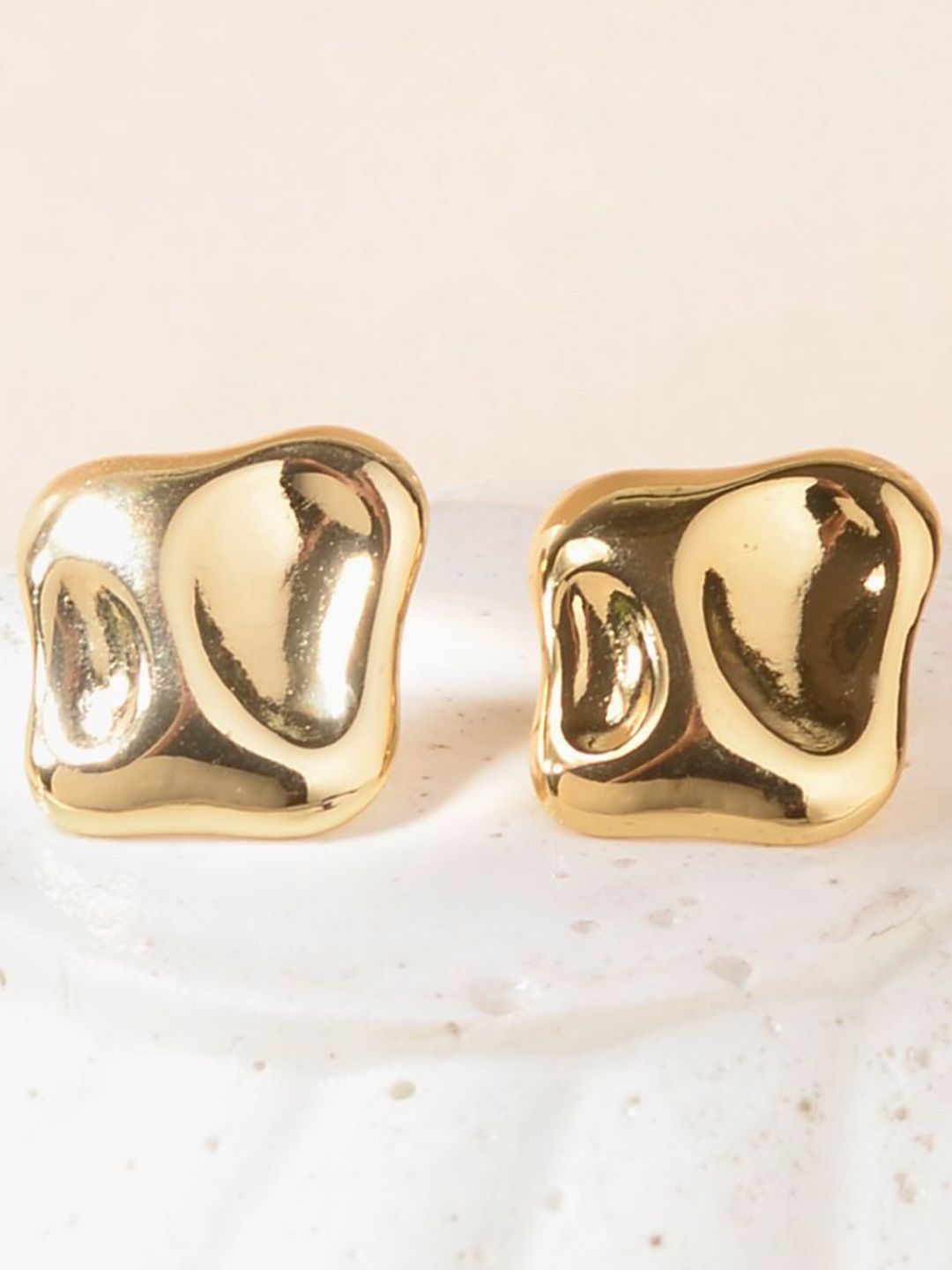 SALTY Chunky Chic Stainless Steel Contemporary Studs