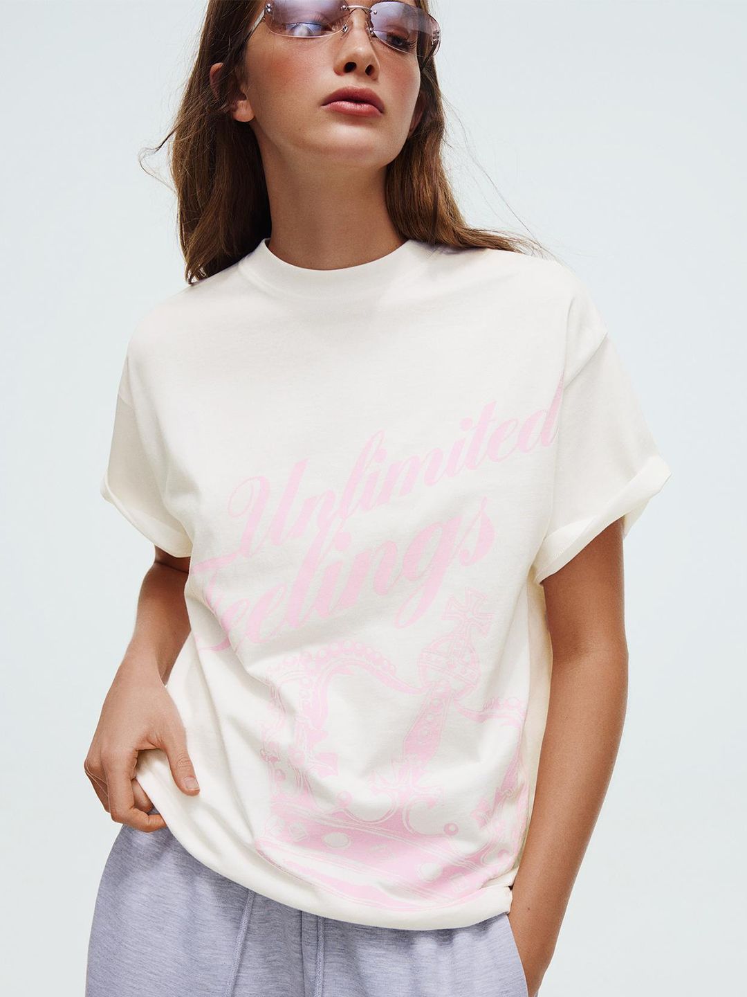 Short sleeve print T-shirt