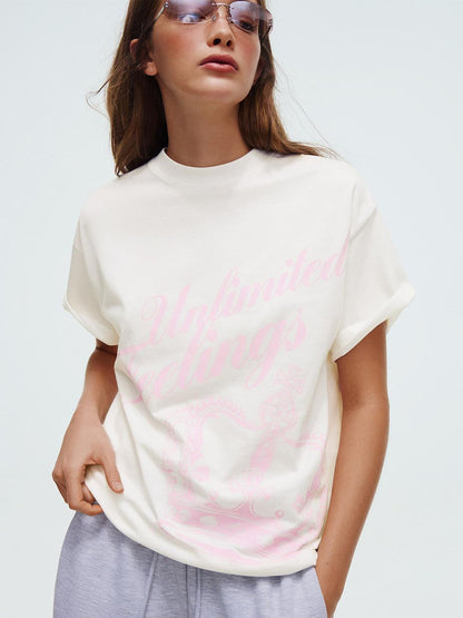 Short sleeve print T-shirt