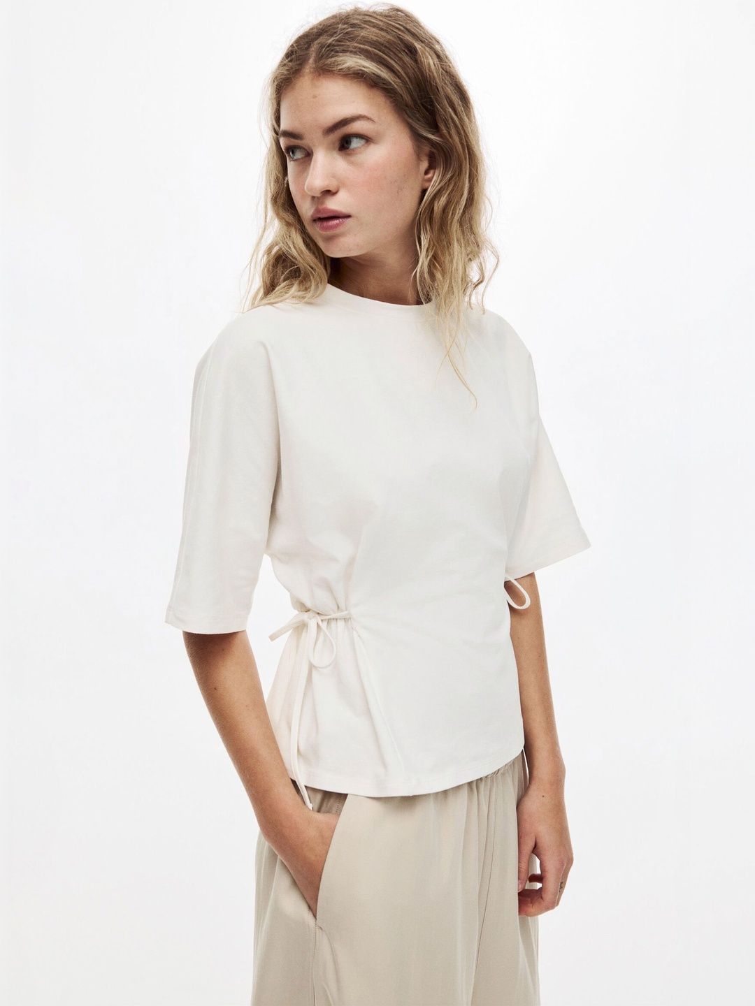 Tie-Detail T-Shirt
