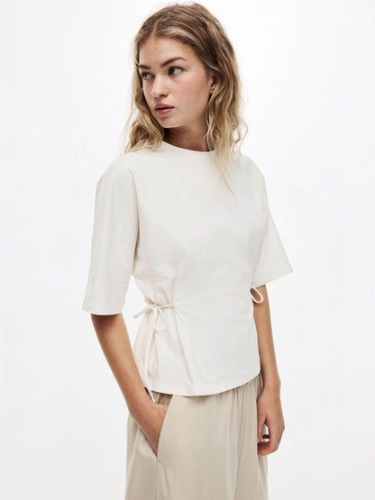 Tie-Detail T-Shirt