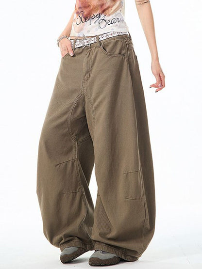 Women Mid-Rise Light Fade Wide Leg Jeans