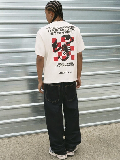 Short-sleeve Racing Abarth print T-shirt
