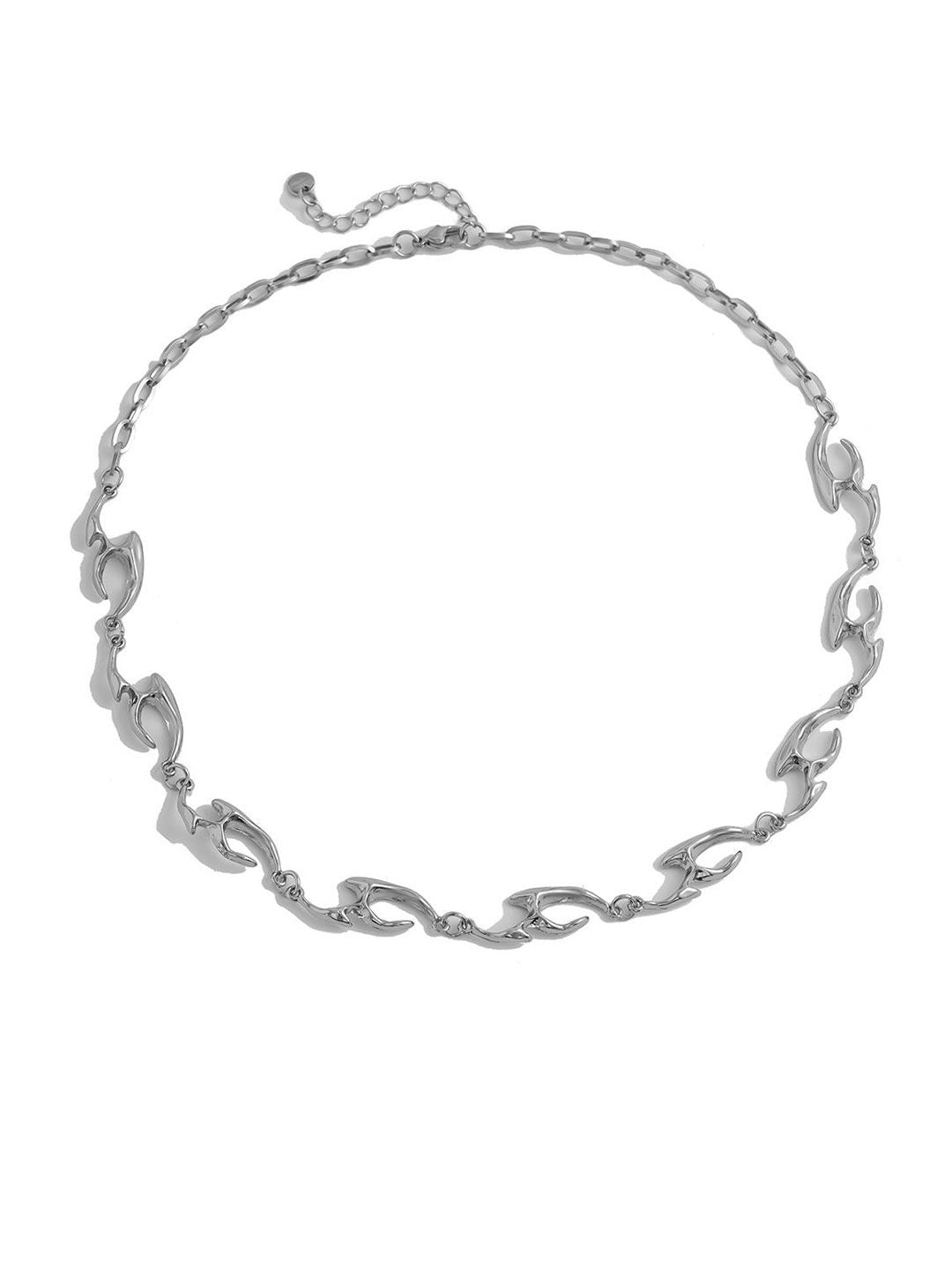 Silver-Plated Minimal Necklace