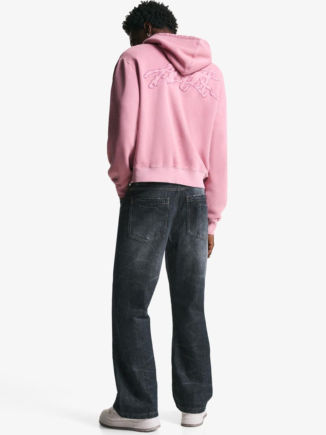 Men Low-Rise Cotton Baggy Jeans
