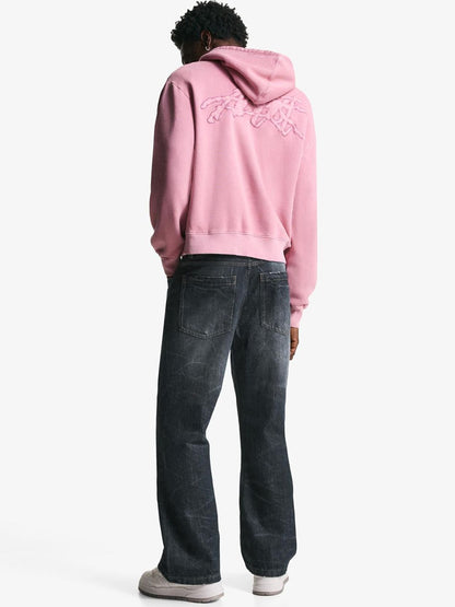 Men Low-Rise Cotton Baggy Jeans