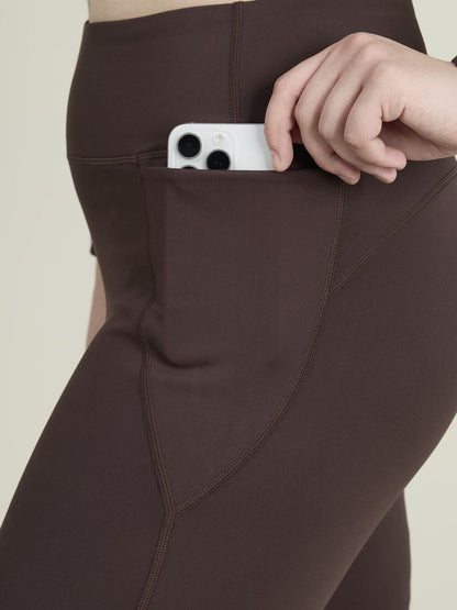 Brown Tall Sculpt Bootcut Leggings