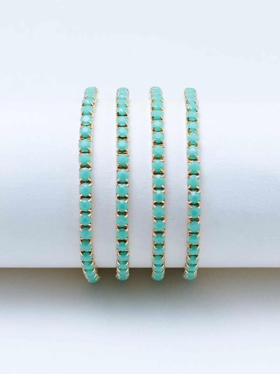 SALTY Pack of 2 Women Set of 4 Seaglass Stretchable Band