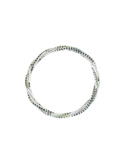 SALTY Ebony Erythra Women Artificial Stones Studded Stretchable Elasticated Bracelet