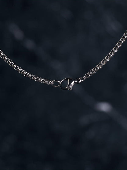 SALTY Men Rainbow Rotate -Shaped Pendants With Chains