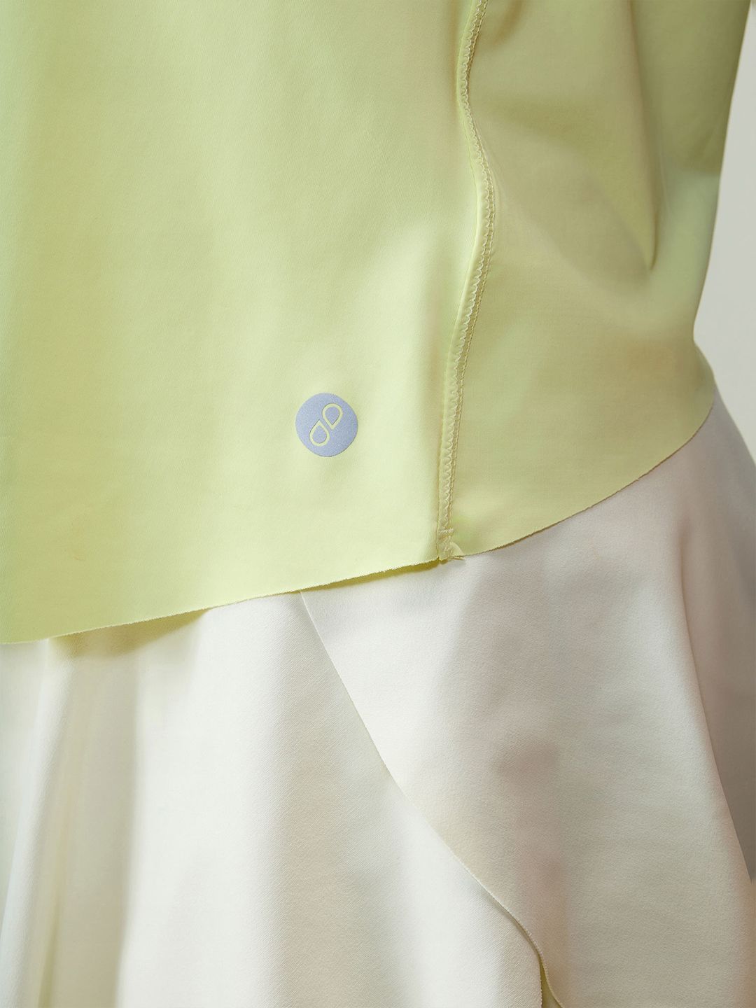 Lime Overlap Tee