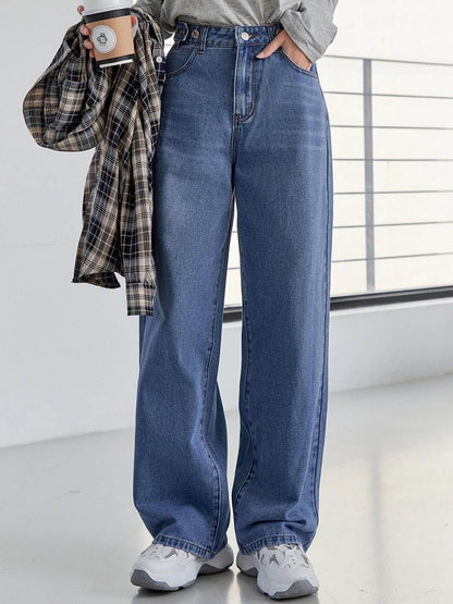 Women High-Rise Straight Fit Stretchable Jeans