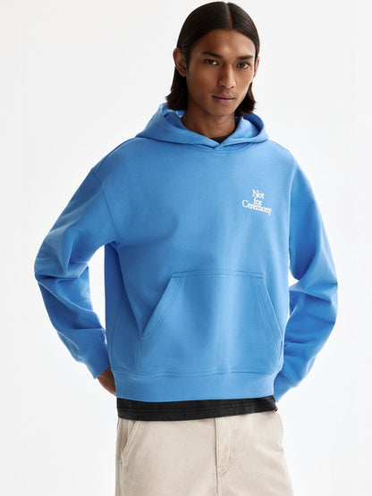 Loose Fit Motif-Detail Hoodie