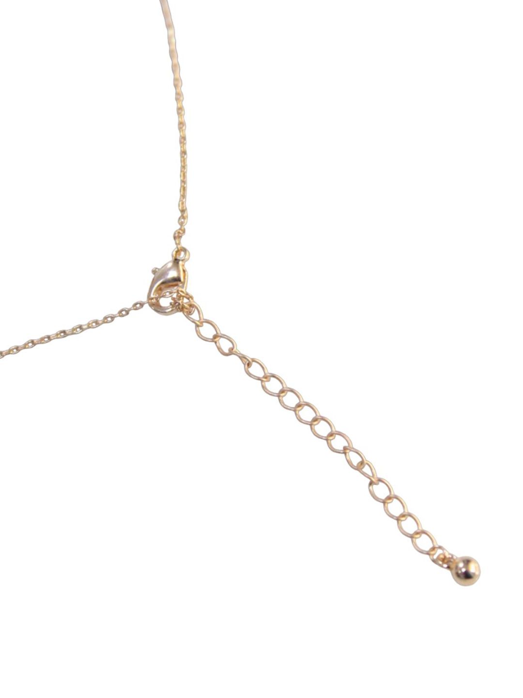 SALTY Gold-Plated Beaded Necklace and Earrings
