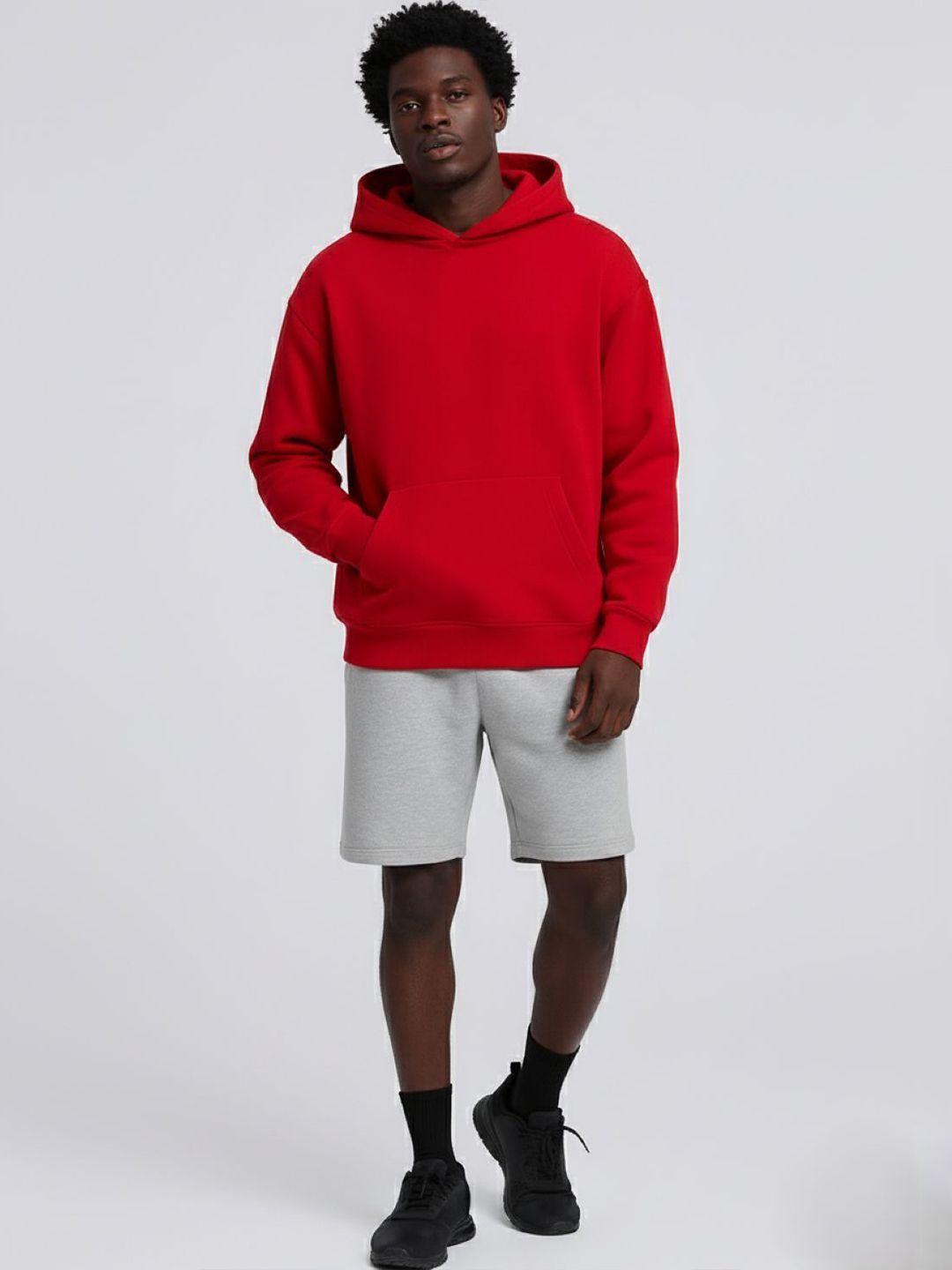 Men Hooded Pullover Sweatshirt