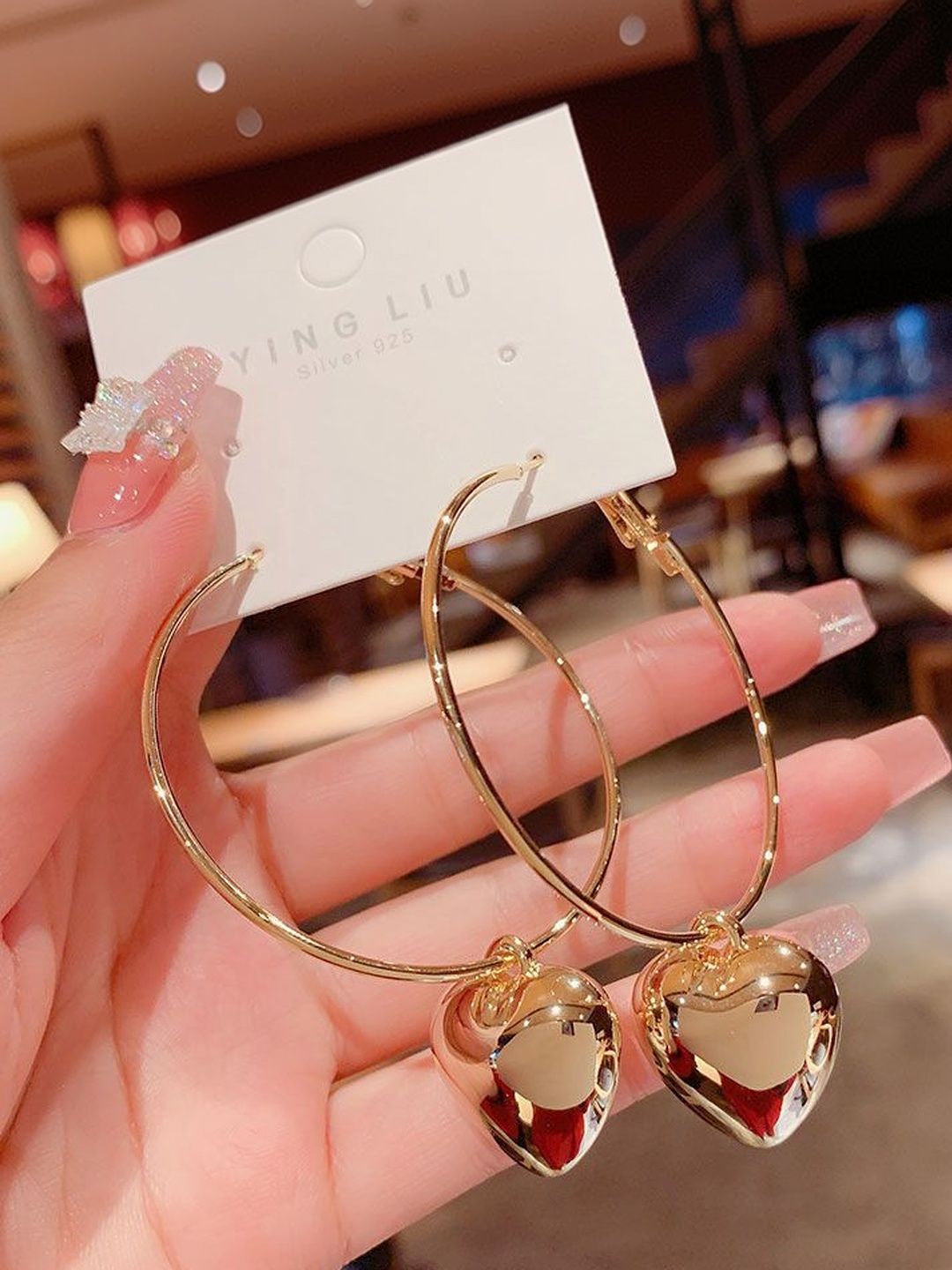 Geometric Half Hoop Earrings
