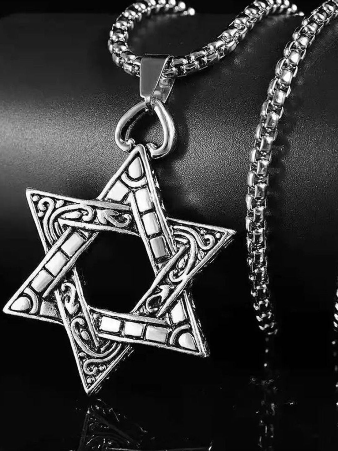 SALTY Pack of 2 Men Scosha Star Silver Pendant