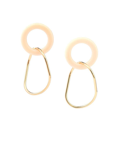 SALTY Pack of 2 Women Timeless Luxury Gold Earring