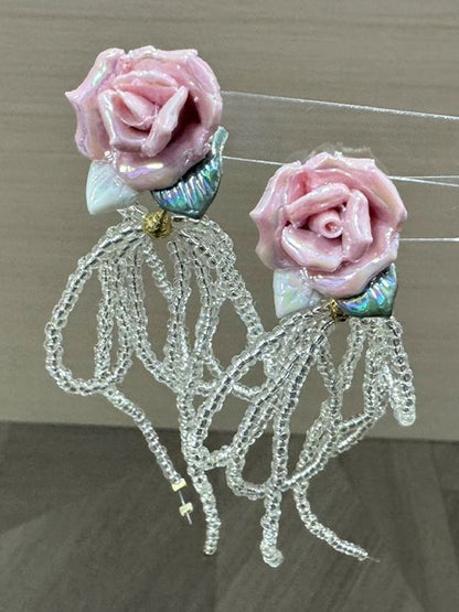 Floral Drop Earrings